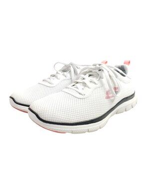Skechers Womens Size 8.5 Flex Appeal 4.0 Brilliant View White Sneakers
